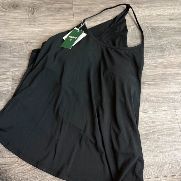 NWT Halara Softlyzero Airy Black Tank Top Padded Women Size Medium - Picture 1 of 5